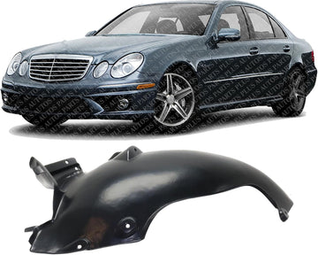 Front Fender Liner Rear Section Left Driver Side Direct Replacement Compatible With 2003-2009 Mercedes Benz E-Class MB1248113 2116901330