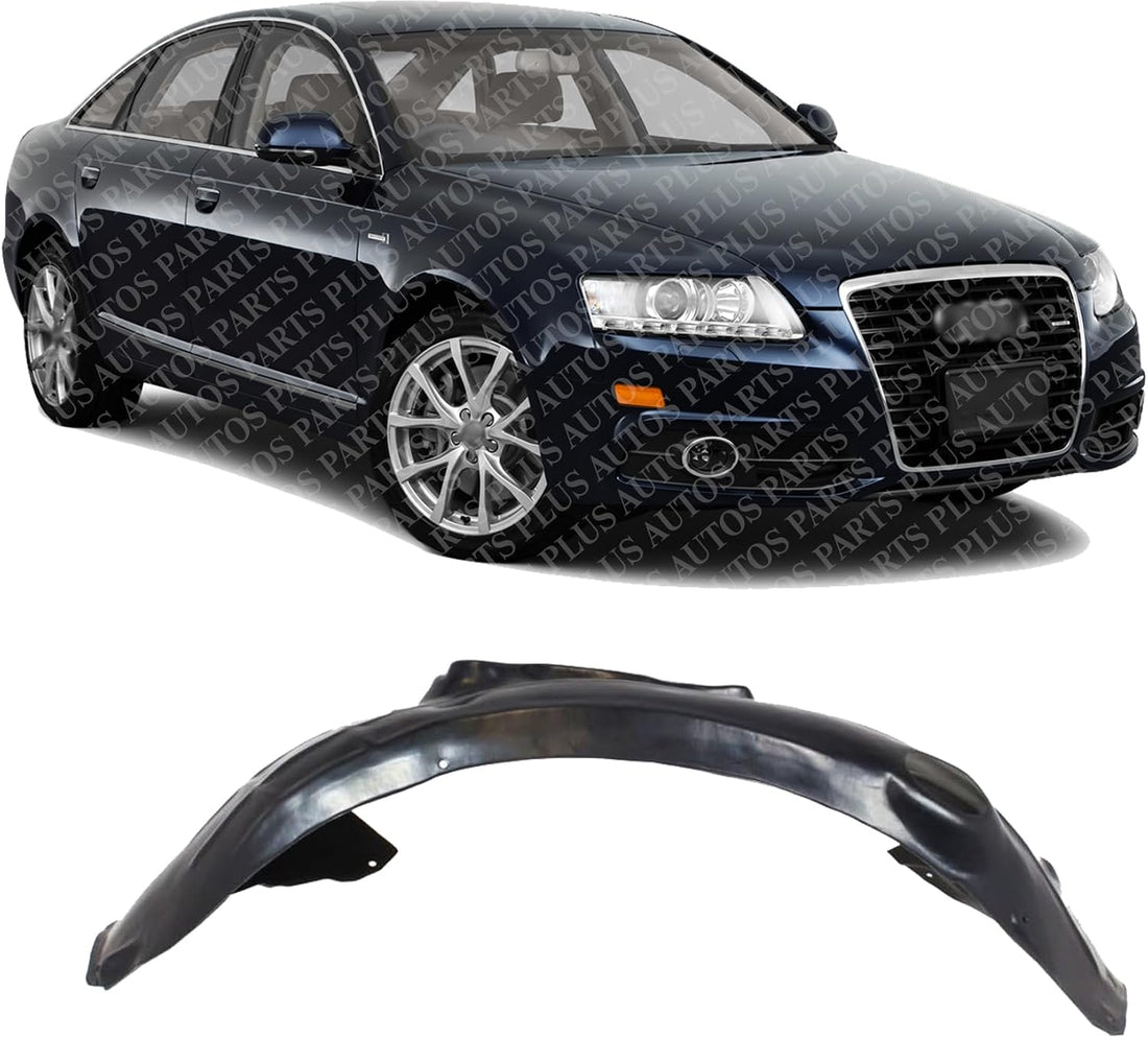 Front Fender Liner Right Passenger Side Direct Replacement Compatible with 2005-2011 Audi A6 AU1251107 4F0821134P-PFM