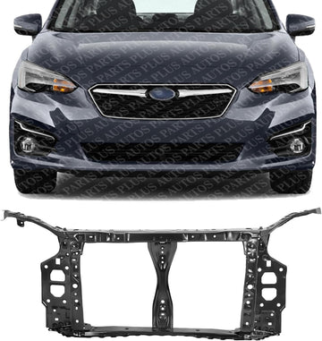 Front Radiator Support Assembly Steel Direct Replacement Compatible With 2017-2023 Subaru Impreza SU1225153 53029FL00B9P