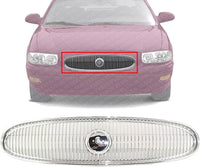 Front Grille Chrome Shell And Insert Direct Replacement Compatible With 2000-2005 Buick LeSabre GM1200427 25767965