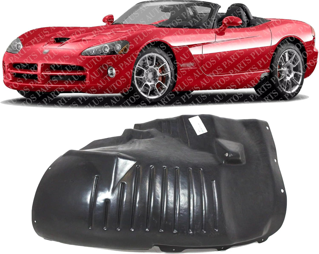 Front Fender Liner Rear Section Left Drive Side Direct Replacement Compatible With 2003-2010 Dodge Viper CH1248149 4865491AC