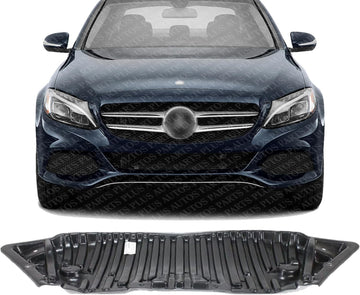 Front Engine Splash Shield Under Cover Direct Replacement Compatible with 2008-2015 Mercedes Benz C-Class MB1228121 2045200723