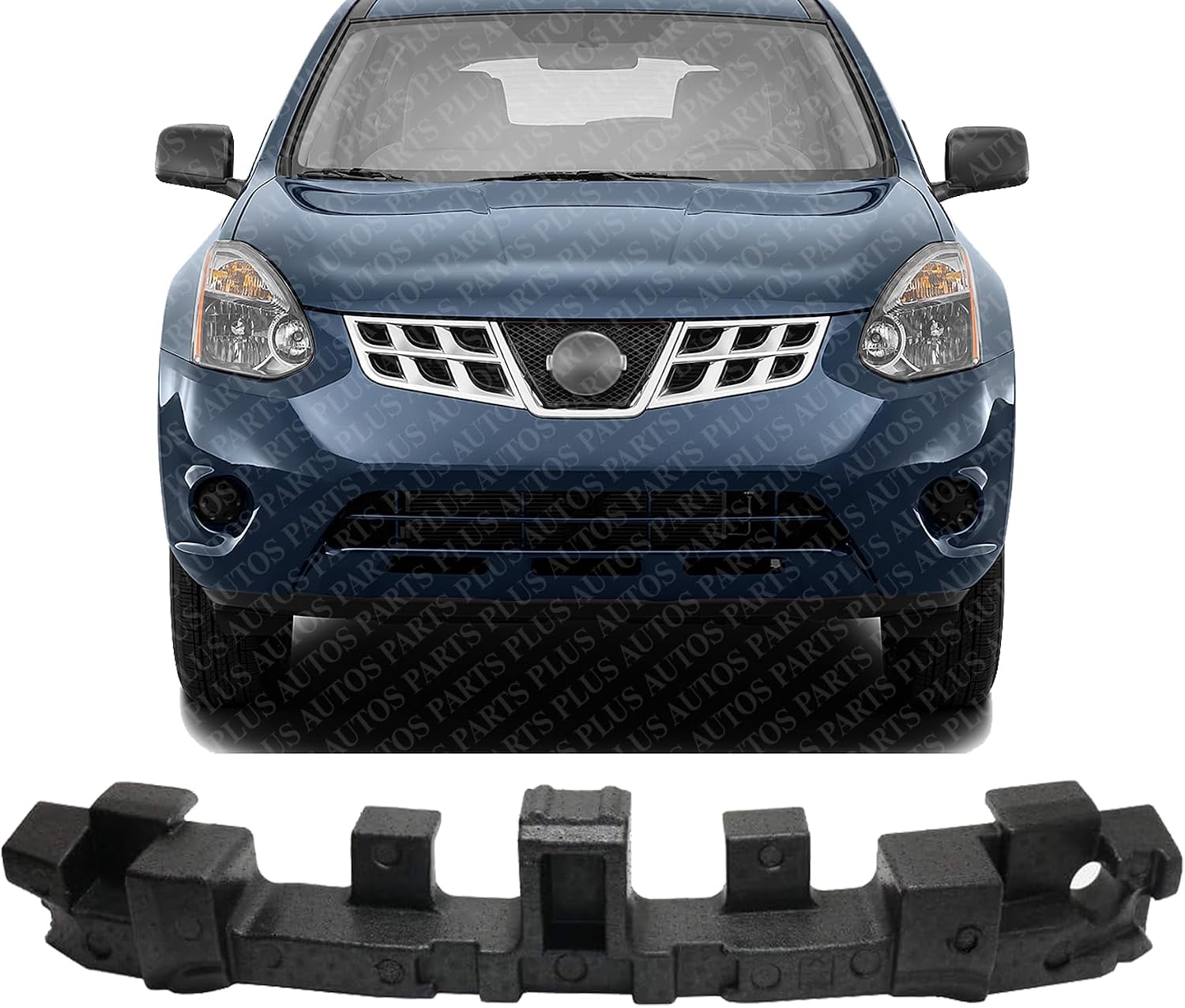 Front Bumper Impact Absorber Direct Replacement Compatible With 2014-2016 Nissan Rogue NI1070157 620904BA0A