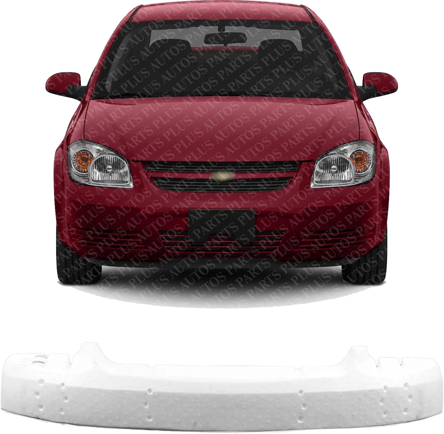 Front Bumper Absorber Direct Replacement Compatible With 2007-2009 Chevrolet Cobalt/Pontiac G5 GM1070237 15214862