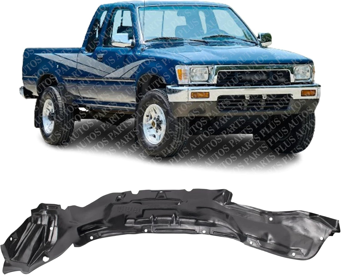 Front Fender Liner Right Passenger Side Direct Replacement Compatible With 1990-1995 Toyota 4Runner / 1989-1995 Toyota Pickup TO1251102 5387589106