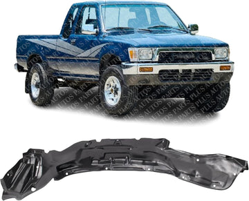 Front Fender Liner Right Passenger Side Direct Replacement Compatible With 1990-1995 Toyota 4Runner / 1989-1995 Toyota Pickup TO1251102 5387589106