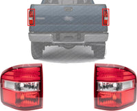 Set Of 2 Tail Lights Lens And Housing Right Passenger & Left Driver Side Direct Replacement Compatible With 2004-2009 Ford F-150 FO2801185 FO2800185 7L3Z13404BA 7L3Z13405BA