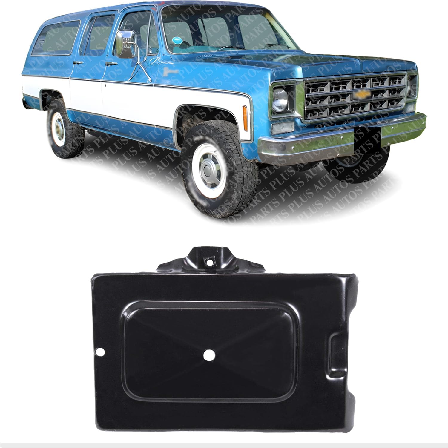 Battery Tray Right Passenger Side Direct Replacement Compatible With 1973-1980 C-K Series GM2995101 15616326 15616327