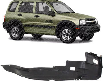 Front Fender Liner Right Passenger Side Direct Replacement Compatible With 1999-2004 Chevrolet Tracker GM1249161 30021208