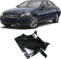 Front Upper Section Fender Liner Left Driver Side Direct Replacement Compatible With 2003-2009 Mercedes Benz CLK-Class MB1248137 2098840522