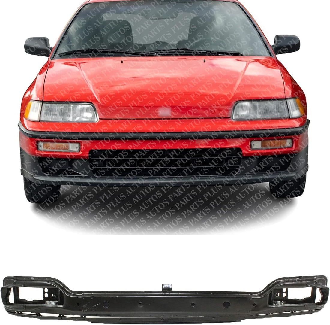 Front Bumper Reinforcement Steel Direct Replacement Compatible With 1990-1991 Honda CRX HO1006118 71130SH2A03