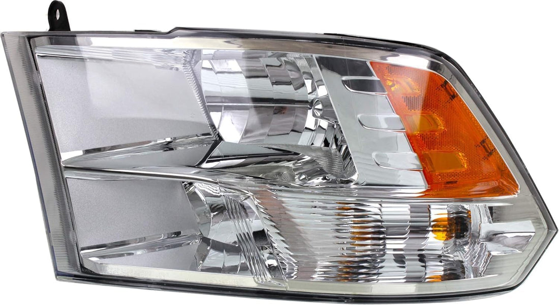 Front Head Light Assembly Left Driver Side Direct Replacement Compatible With 2013-2018 Ram 1500 2500 3500 CH2502242 68096439AJ
