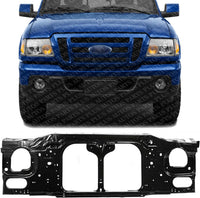 Front Radiator Support Assembly Steel Direct Replacement Compatible With 1998-2011 Ford Ranger FO1225138 AL5Z16138A