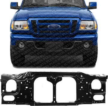 Front Radiator Support Assembly Steel Direct Replacement Compatible With 1998-2011 Ford Ranger FO1225138 AL5Z16138A