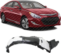 Front Fender Liner Right Passenger Side Direct Replacement Compatible With 2014 Hyundai Sonata HY1249135 868123Q700