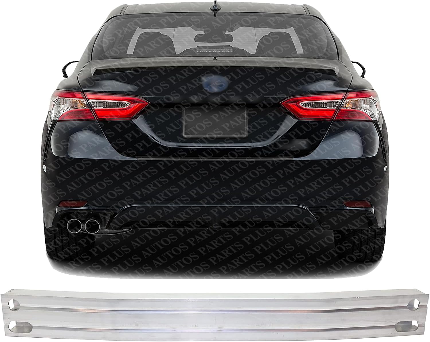 Rear Bumper Reinforcement Bar Aluminum Direct Replacement Compatible With 2019-2022 Toyota Avalon / 2018-2024 Camry TO1106231 5217106170