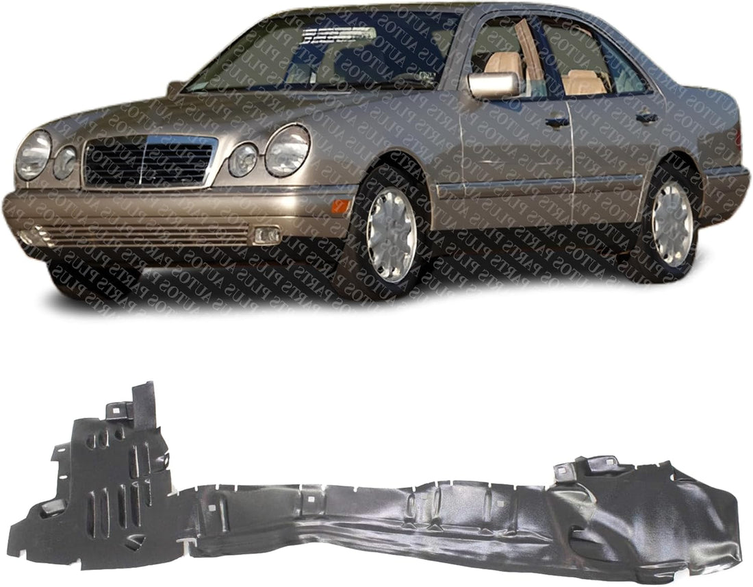 Front Fender Liner Left Driver Side Direct Replacement Compatible With 1996-1999 Mercedes Benz E-Class MB1250104 2106989530