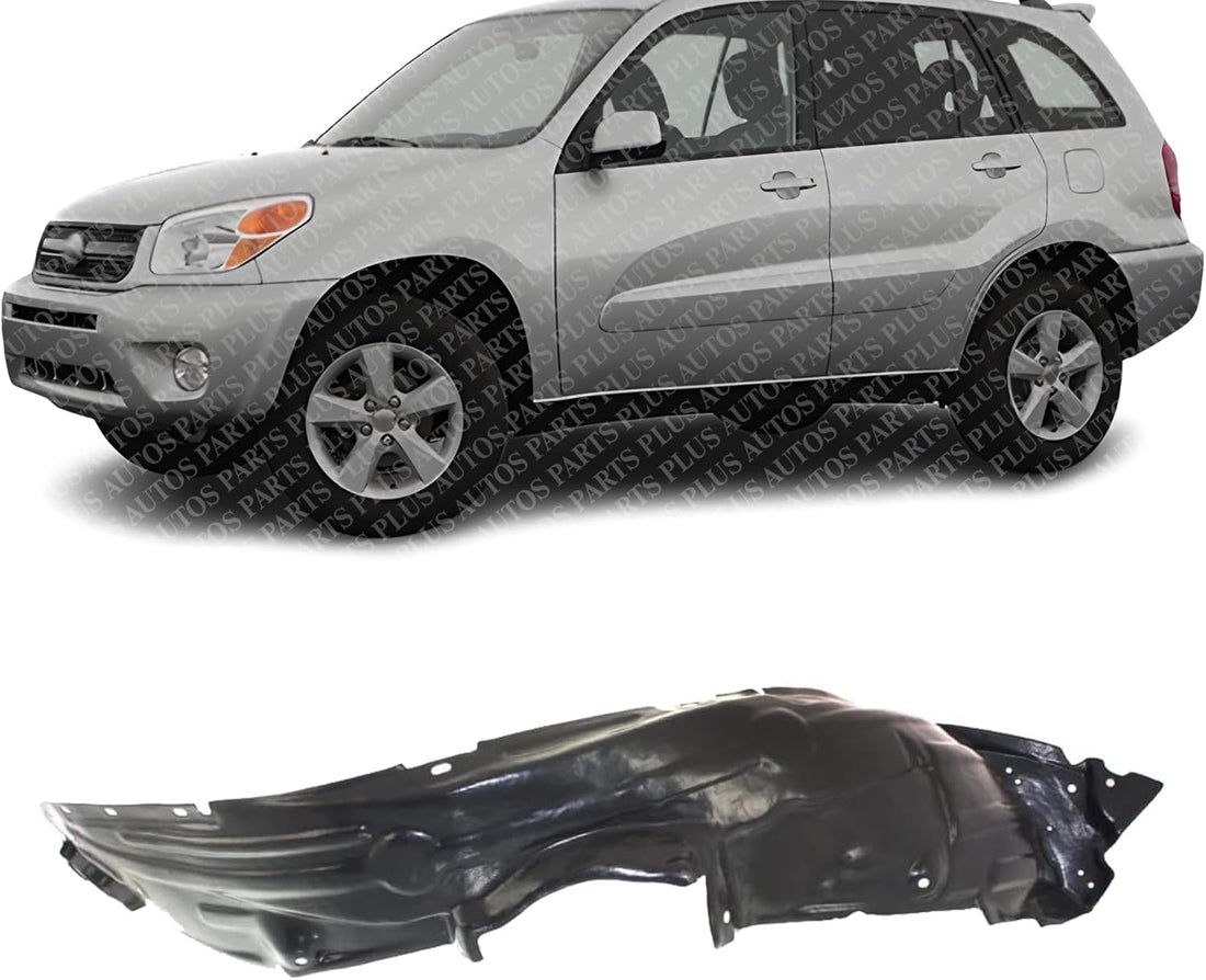 Front Fender Liner Left Driver Side Direct Replacement Compatible With 2001-2005 Toyota RAV4 TO1248113 5387642051