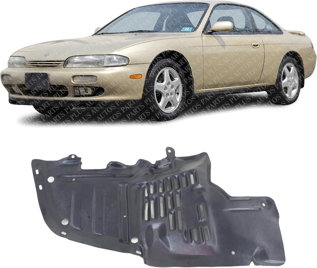 Front Section Fender Liner Left Driver Side Direct Replacement Compatible With 1995-1996 Nissan 240SX NI1250122 6384569F00