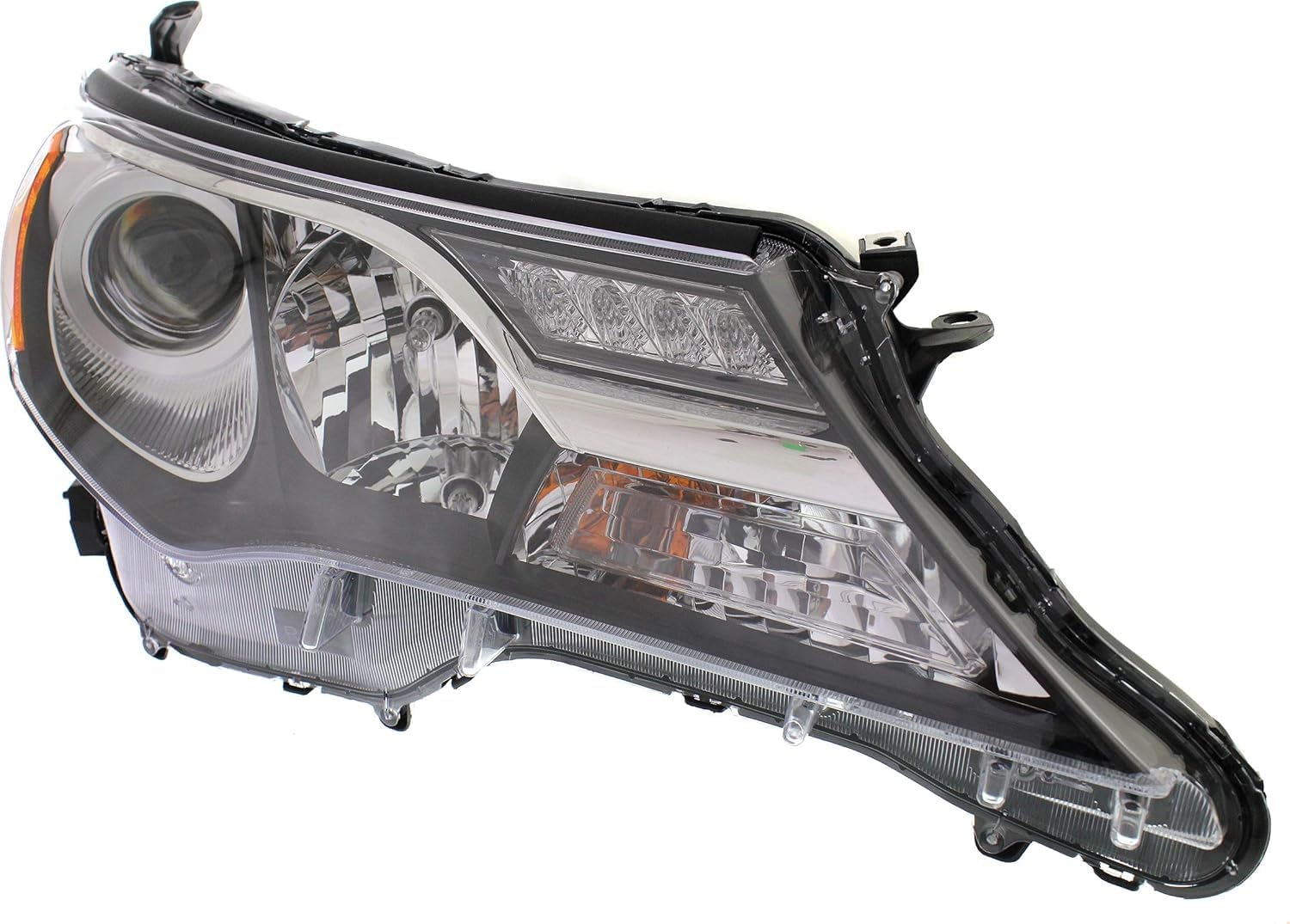 Front Head Light Assembly Right Passenger Side Direct Replacement Compatible With 2013-2015 Toyota RAV4 TO2503217 811100R042