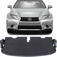 Front Engine Splash Shield Under Cover Plastic Direct Replacement Compatible with 2013-2015 Lexus GS350 / GS450H LX1228140 5328930180