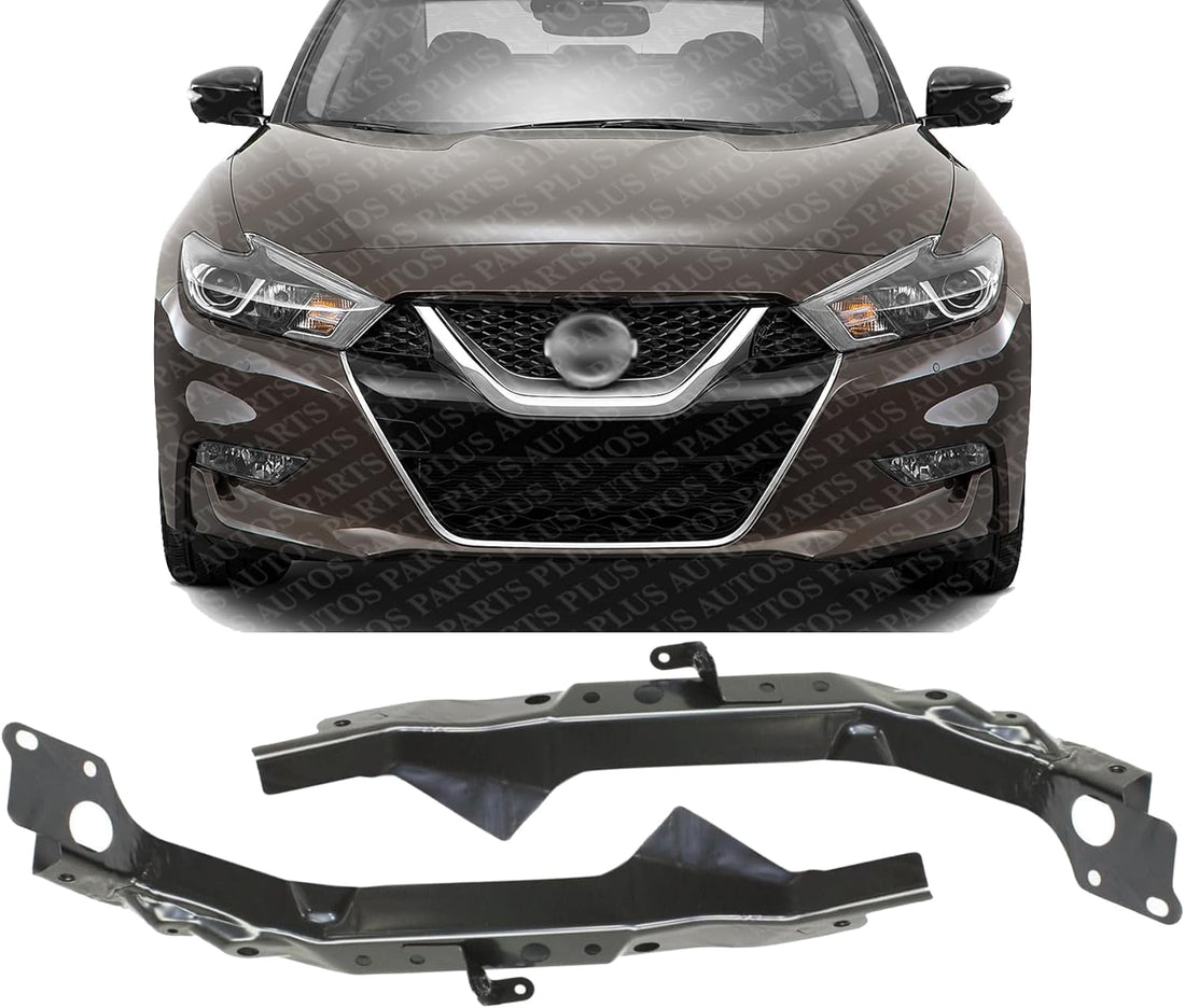 Set Of 2 Front Radiator Support-Side Panel Right Passenger & Left Driver Side Direct Replacement Compatible With 2013-2018 Altima / 2016-2023 Nissan Maxima NI1225205 NI1225204