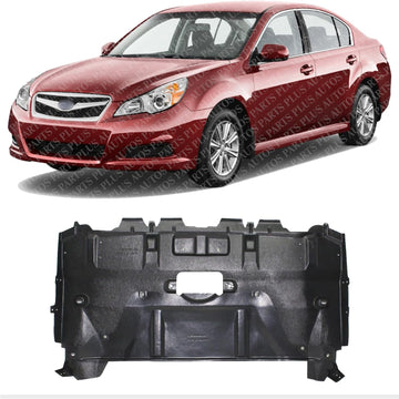 Front Engine Splash Shield Under Cover Without Turbo Direct Replacement Compatible with 2010-2013 Subaru Legacy SU1228106 56410AJ01B