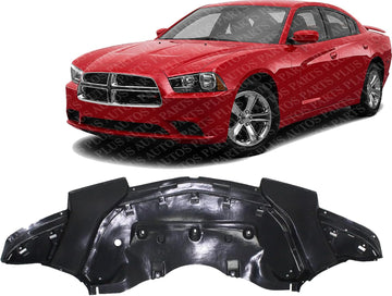 Front Engine Splash Shield Under Cover Direct Replacement Compatible with 2011-2014 Dodge Charger CH1228107 57010338AD