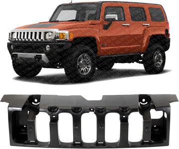 Front Support Grille Bracket Direct Replacement Compatible with 2006-2010 Hummer H3 HU1207100 15834198