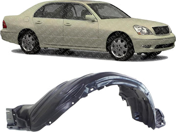 Front Fender Liner Right Passenger Side Direct Replacement Compatible With 2001-2003 Lexus LS430 LX1249104 5380550020