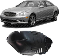 Front Section Fender Liner Left Driver Side Direct Replacement Compatible With 2007-2011 Mercedes Benz S-Class MB1248143 2216900730