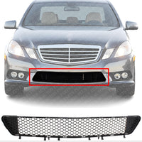 Front Bumper Grille Primed Direct Replacement Compatible With 2010-2013 Mercedes Benz E-Class MB1036157 2128851253