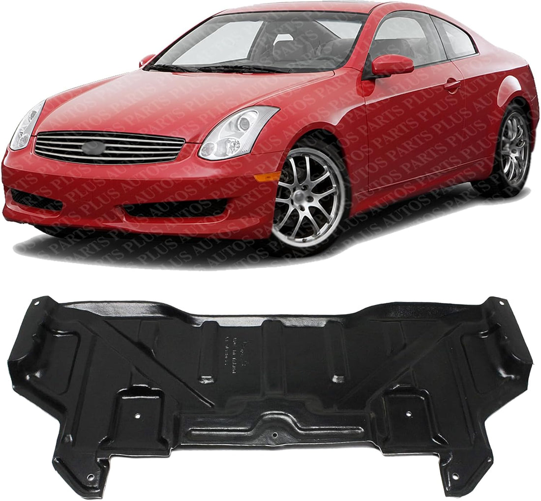 Front Engine Splash Shield Under Cover Direct Replacement Compatible with 2003-2006 Infiniti G35 IN1228127 G5881AL500