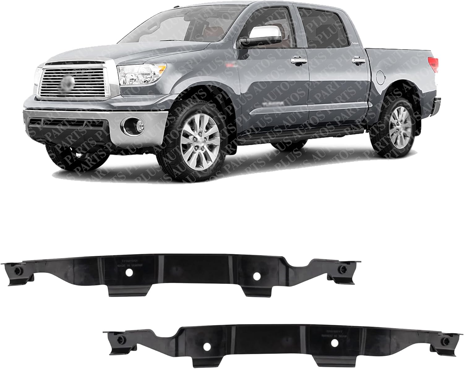Set Of 2 Front Bumper Retainer Bracket Plastic Left Driver & Right Passenger Side Direct Replacement Compatible With 2007-2013 Toyota Tundra TO1033113 TO1032113