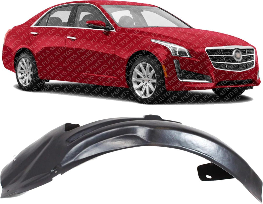 Front Fender Liner Rear Section Right Passenger Side Direct Replacement Compatible With 2008-2015 Cadillac CTS GM1249199 20851000