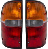 Set of 2 Tail Light Assembly Right Passenger & Left Driver Side Direct Replacement Compatible With 1995-2000 Toyota Tacoma TO2801116 TO2800116 8155004030 8156004030