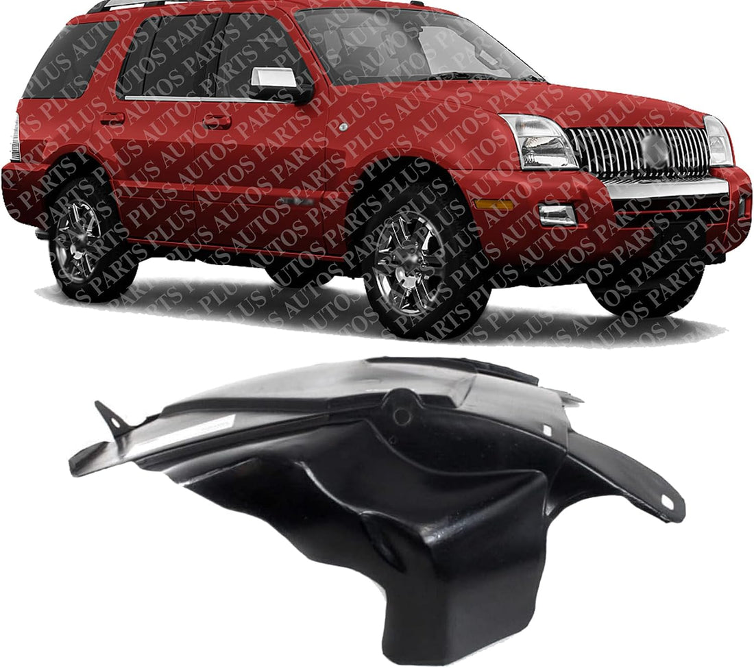 Front Section Fender Liner Extension Right Passenger Side Direct Replacement Compatible With 2006-2010 Mercury Mountaineer FO1251139 6L9Z16D072AA