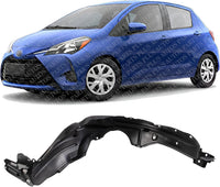 Front Fender Liner Left Driver Side Direct Replacement Compatible With 2018-2019 Toyota Yaris TO1248221 538760D680