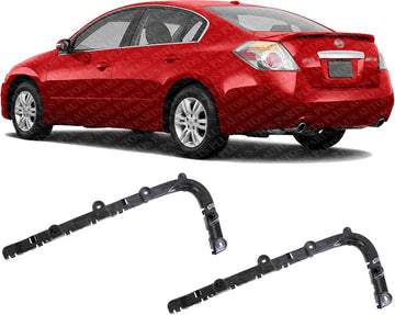 Set Of 2 Rear Bumper Retainer Bracket Left Driver & Right Passenger Side Direct Replacement Compatible With 2007-2012 Nissan Altima NI1167107 NI1166107 85220JA01A 85221JA01A