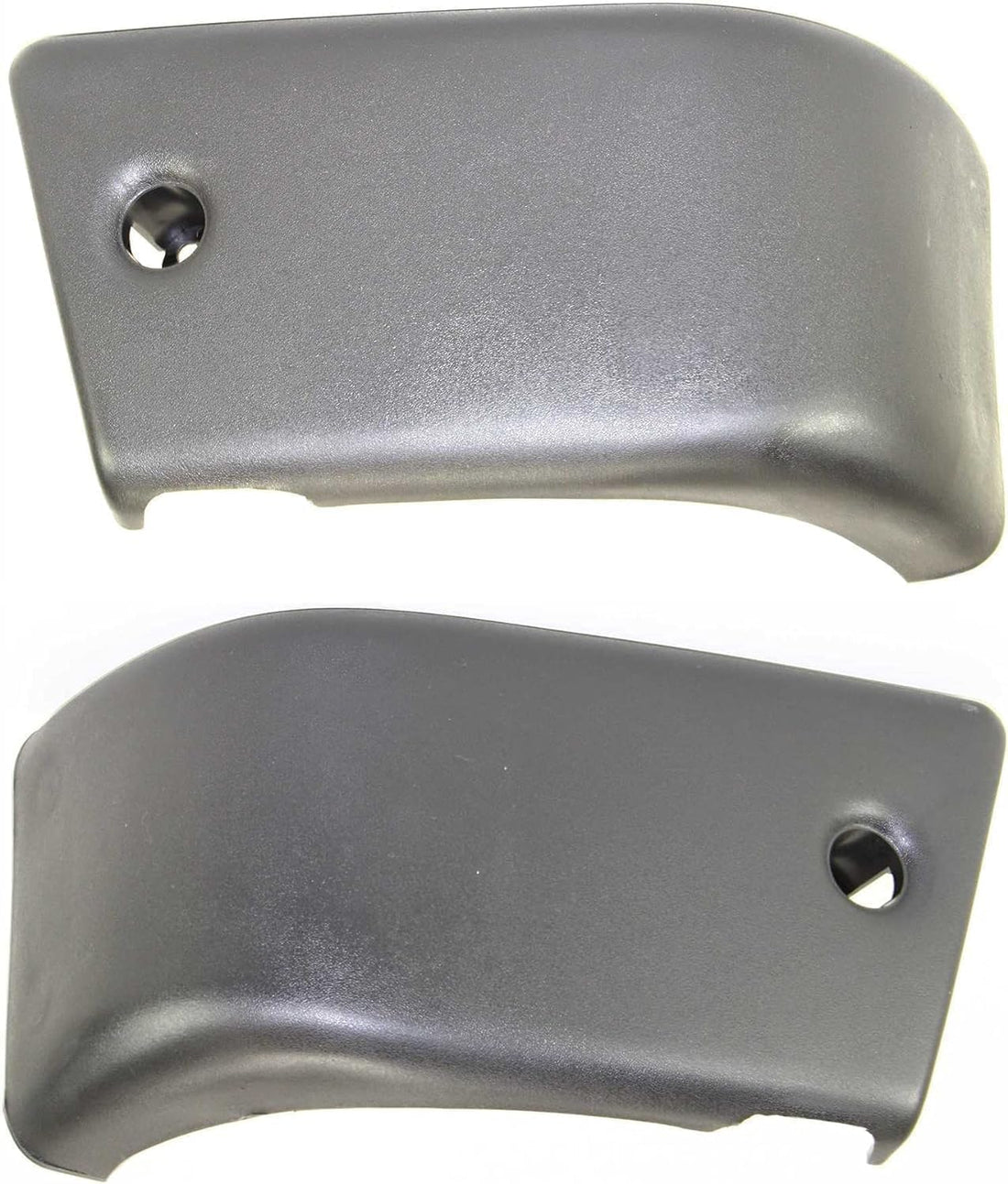 Set Of 2 Front Bumper End Cap Primed Left Driver & Right Passenger Side Direct Replacement Compatible With 1984-1989 Toyota 4Runner TO1005116 TO1004157 5210289106 5210389106