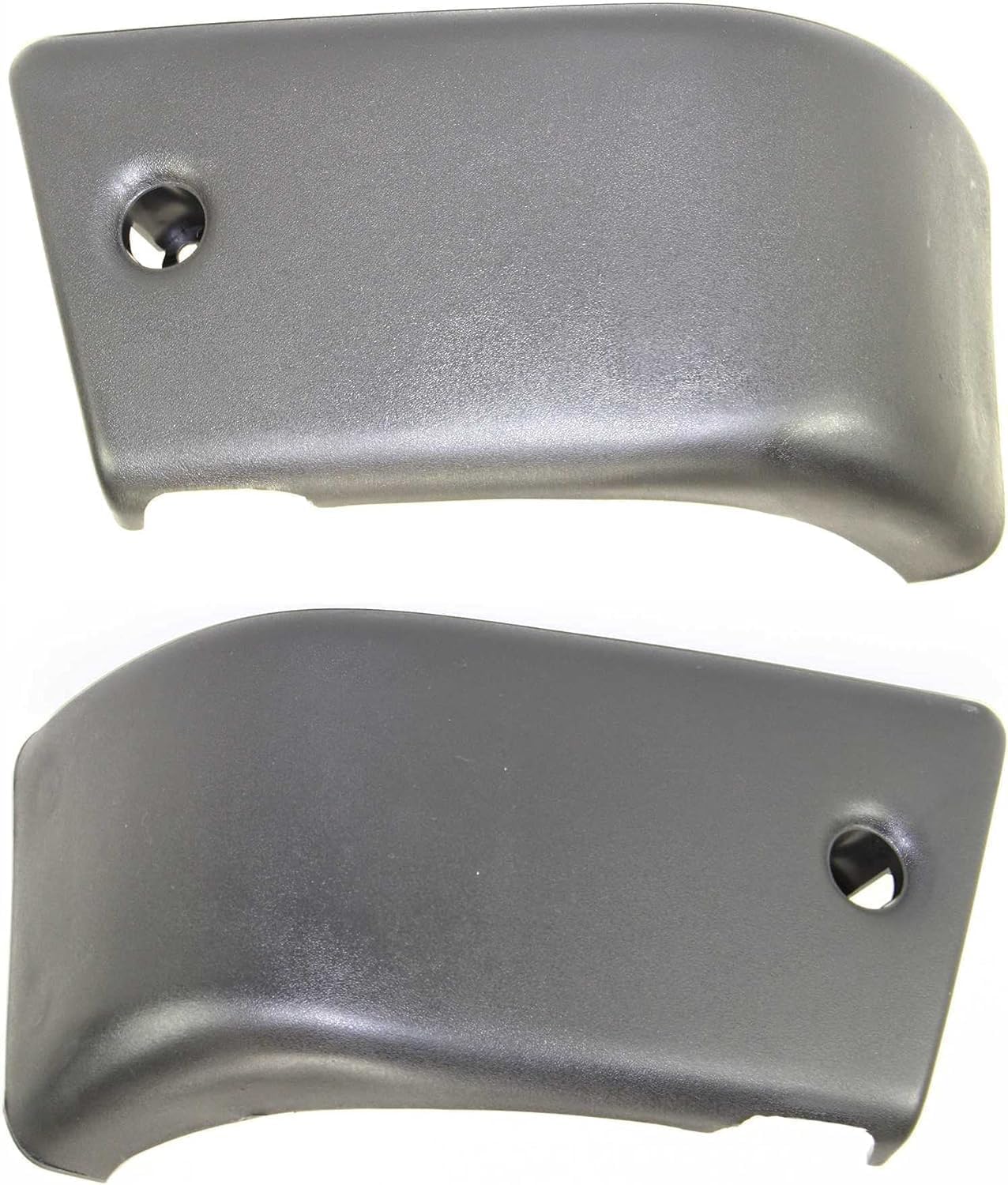 Set Of 2 Front Bumper End Cap Primed Left Driver & Right Passenger Side Direct Replacement Compatible With 1984-1989 Toyota 4Runner TO1005116 TO1004157 5210289106 5210389106