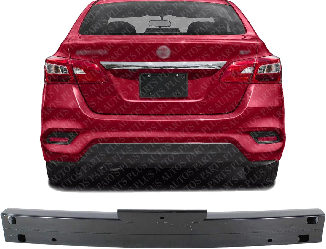 Rear Bumper Reinforcement Steel Direct Replacement Compatible With 2013-2019 Nissan Sentra NI1106176 H50323SHMH