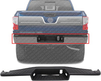Rear Bumper Center Step Pad Plastic With Blind Spot Detection And Tow Hitch Direct Replacement Compatible With 2017-2023 Nissan Titan / 2016-2023 XD NI1191108 85078EZ00B