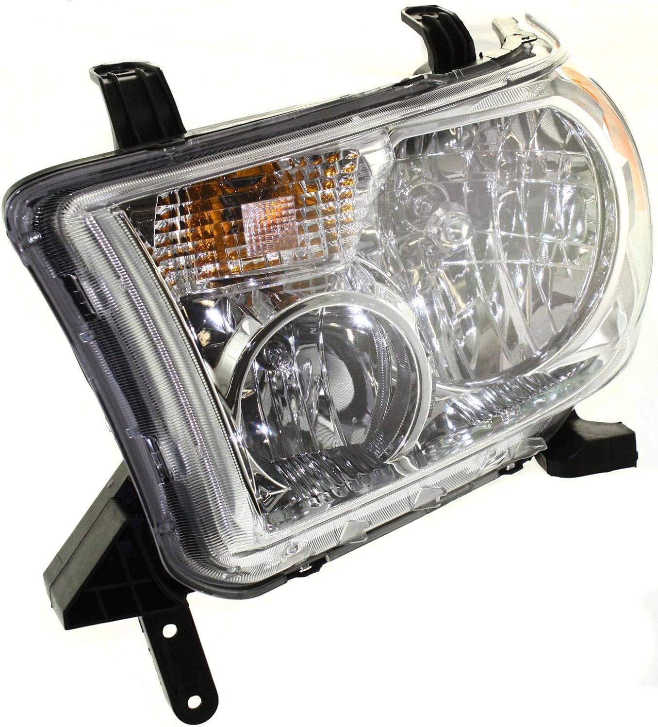 Set OF 2 Front Head Light Assembly Left Driver & Right Passenger Side Direct Replacement Compatible With 2008-2017 Toyota Sequoia / 2007-2013 Tundra TO2503171 TO2502171