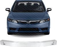 Front Bumper Reinforcement Aluminum Direct Replacement Compatible With 2006-2011 Honda Civic HO1006174 71131SNAA00