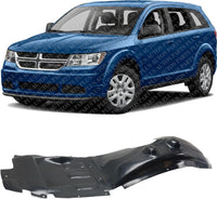 Front Fender Liners Left Driver Side Direct Replacement Compatible With 2009-2020 Dodge Journey CH1248167 68087243AB
