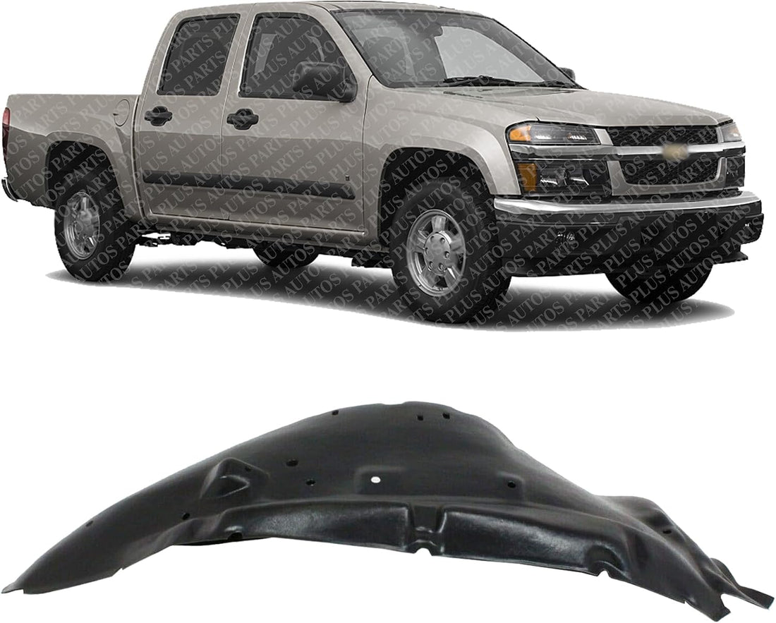 Front Outer Section Fender Liner Right Passenger Side Direct Replacement Compatible With 2004-2012 Chevrolet Colorado/GMC Canyon GM1249187 20940398
