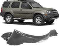 Front Fender Liner Right Passenger Side Direct Replacement Compatible With 2000-2004 Nissan Xterra NI1249105 638407Z000
