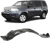 Front Fender Liner Left Driver Side Direct Replacement Compatible With 2009-2011 Honda Pilot HO1248135 74151SZAA00