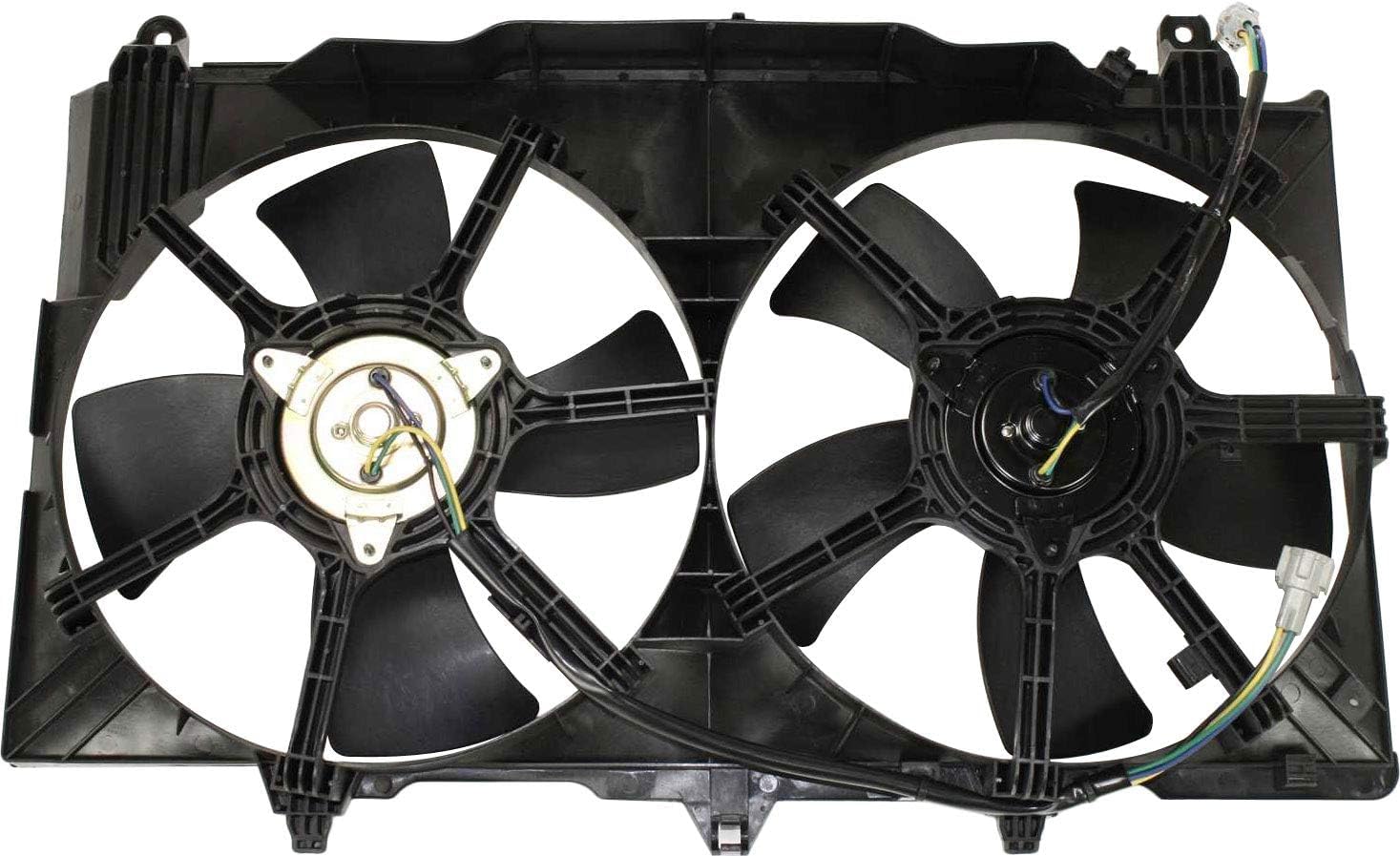 Front Radiator Cooling Fan Assembly Direct Replacement Compatible With 2003-2006 Nissan 350Z / 2003-2005 Infiniti G35 NI3115127 21481CF40B